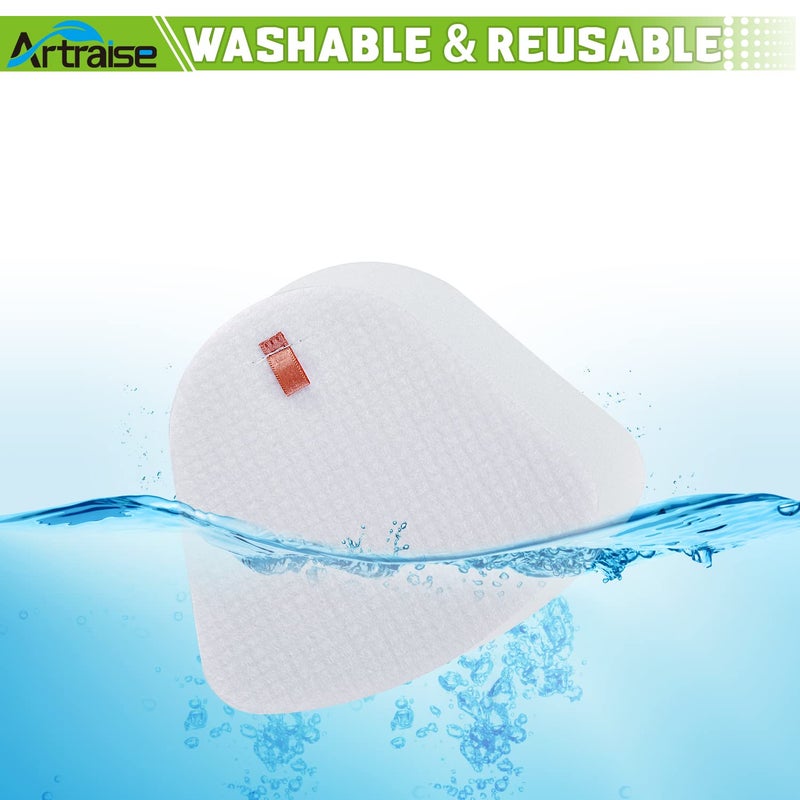 Artraise 1+3 Pack Filters for Shark Vacuum Filter Replacement, fit Navigator Lift Away NV350 NV351 NV352 NV355 NV356E NV360 NV370 UV440 UV490 UV540 CU500 Cleaner, Compare to Parts XFF350 & XHF350 - Image 4